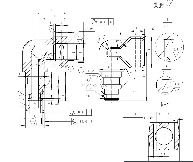 彎頭的主要技術參數